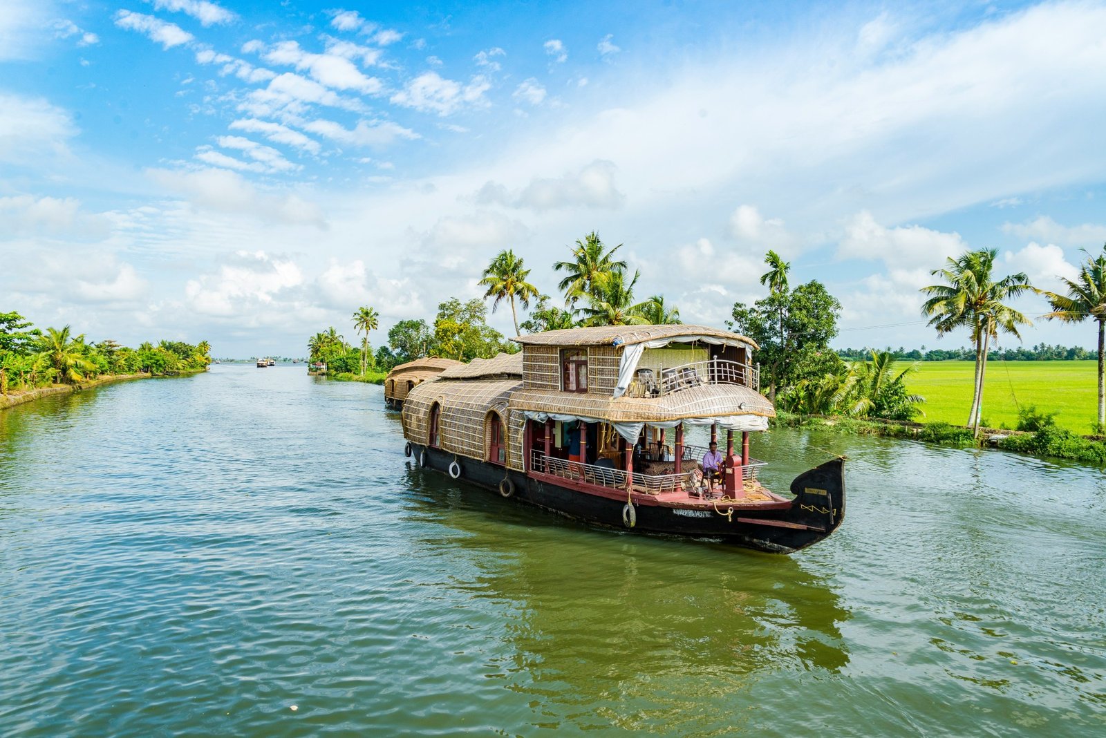 Houseboat in Kerala’s monsoon - Best July destination in India